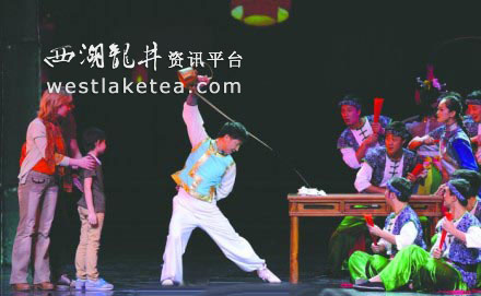 四川功夫茶艺亮相俄罗斯中国旅游年开幕式